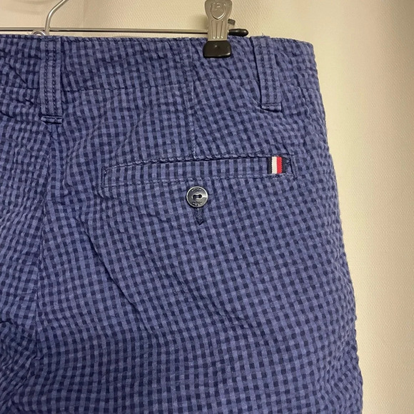 Tommy Hilfiger men’s shorts blue checked size 30 - Picture 4 of 6